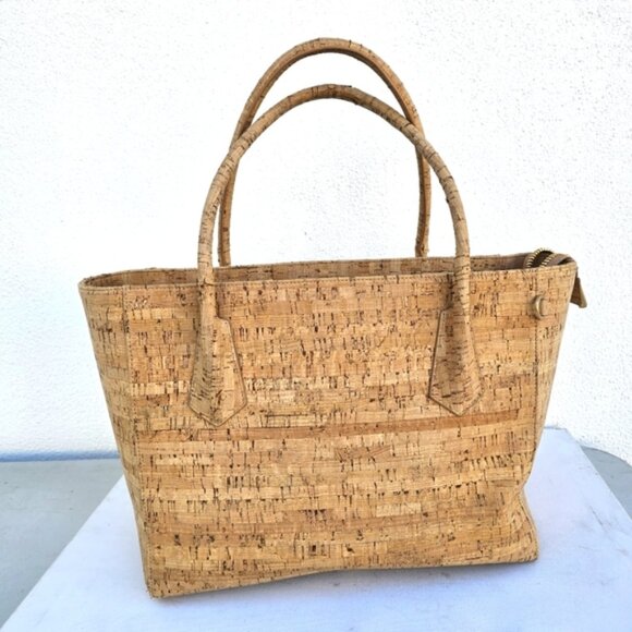 DAGNE DOVER - Limited Edition Tan Cork “Legend” Tote - Picture 2 of 13